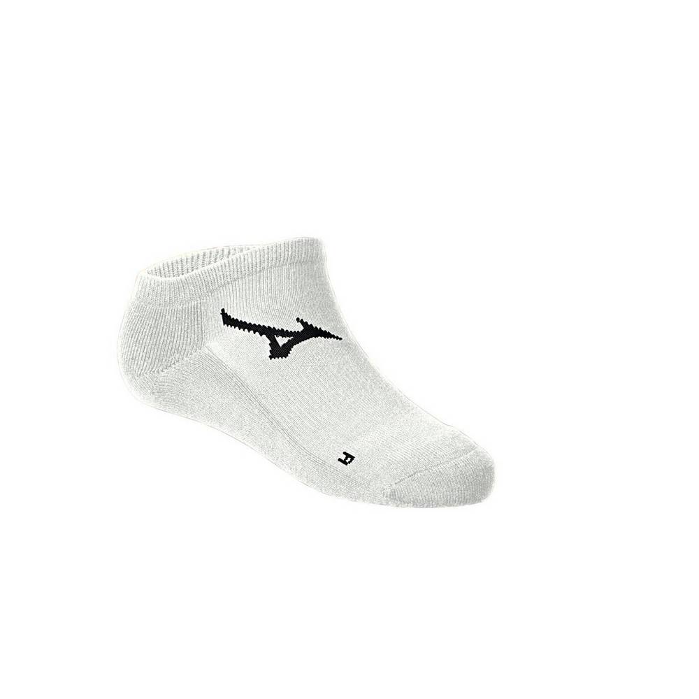 Mens Mizuno RUNBIRD® No Show Socks White Philippines (IFBVXC840)